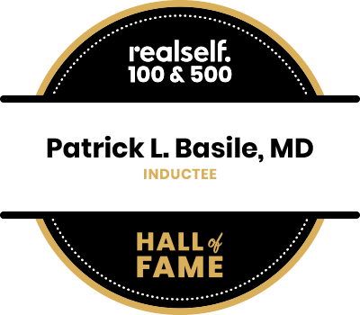 Realself Top Doctor Badge Dr Patrick Basile